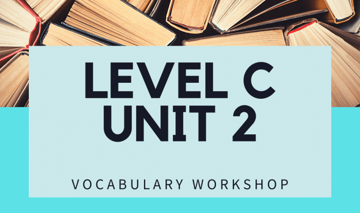 Vocabulary workshop level c unit 11