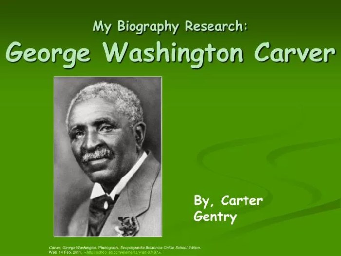 George washington carver answer key