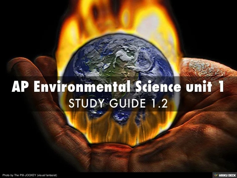 Ap environmental science unit 1 progress check mcq